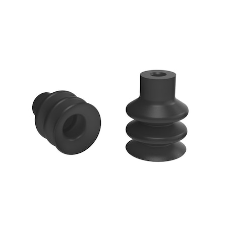 Fipa Bellows vacuum cup diam. 18 mm, NBR black 21.018.151.1